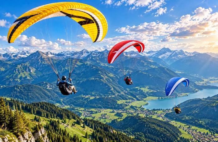 Unforgettable Tandem Paragliding Experience in Khajjiar with Free Video