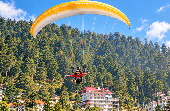 Unforgettable Tandem Paragliding Flight Over Khajjiar with Free Video