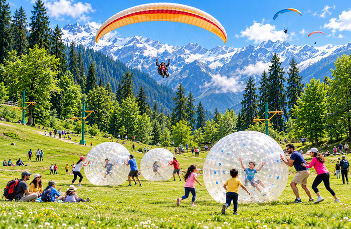 Unforgettable 10-Minute Tandem Paragliding Experience Above Kullu Valley Manali