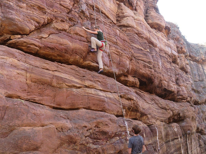 Top Rope Climbing Experience in Badami