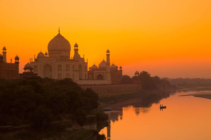 Boat Ride at the Taj Mahal