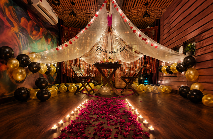 Romantic Private Cabana Dining Experience for Two at Rababi Food Studio Delhi