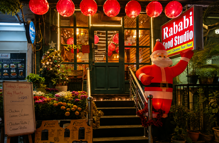 Romantic Private Cabana Dining Experience for Two at Rababi Food Studio Delhi