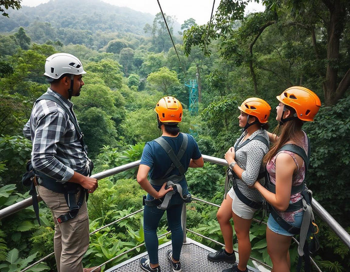 Ziplining Experience in Coorg