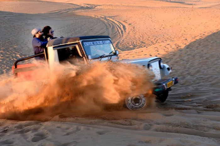 Thrilling Jeep Safari in Jaisalmer's Thar Desert