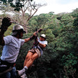 Ziplining at Kikar Lodge, Punjab