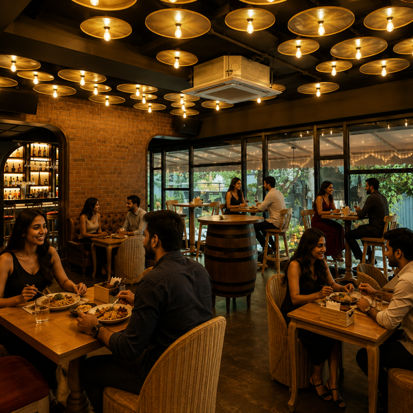 Delectable Vegetarian Set Menu Experience for Two at 1411 Bar & Kitchen Mumbai