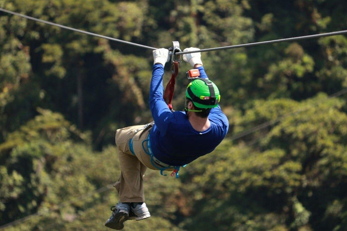 Zipline in Malhar Machi Resort, Pune