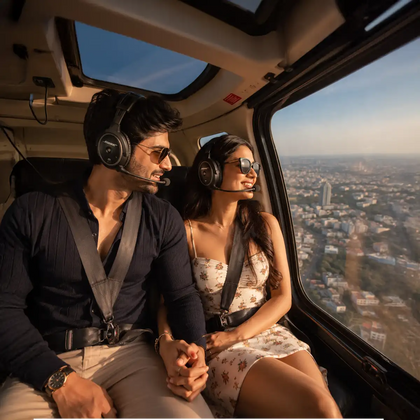 15-Minute Private Helicopter Ride for Couples in Bengaluru