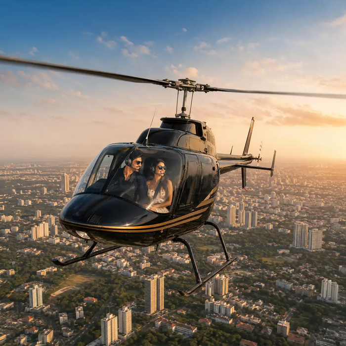 30-Minute Private Helicopter Ride in Bengaluru for 5 Persons