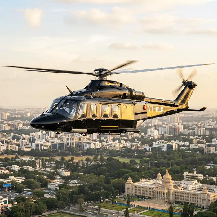 15-Minute Private Helicopter Ride for 5 in Bengaluru