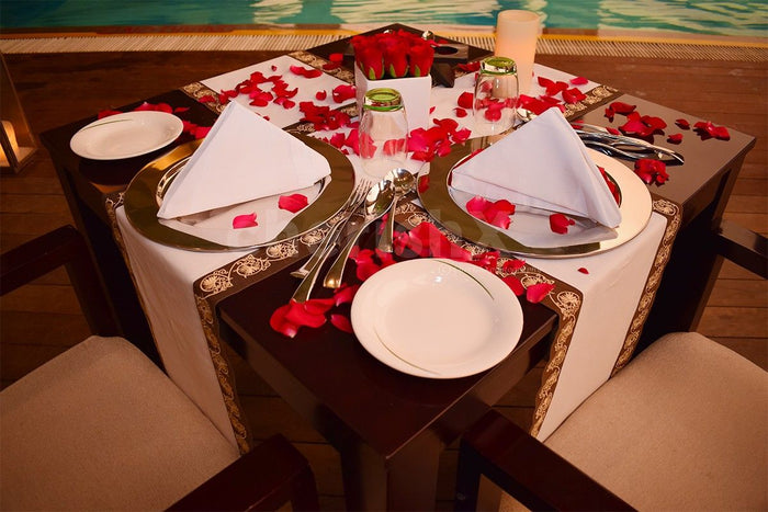 Poolside Dinner by Taj