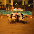 Poolside Dinner by Taj