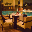 Poolside Dinner by Taj