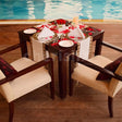Poolside Dinner by Taj