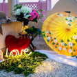 Romantic open air dinner