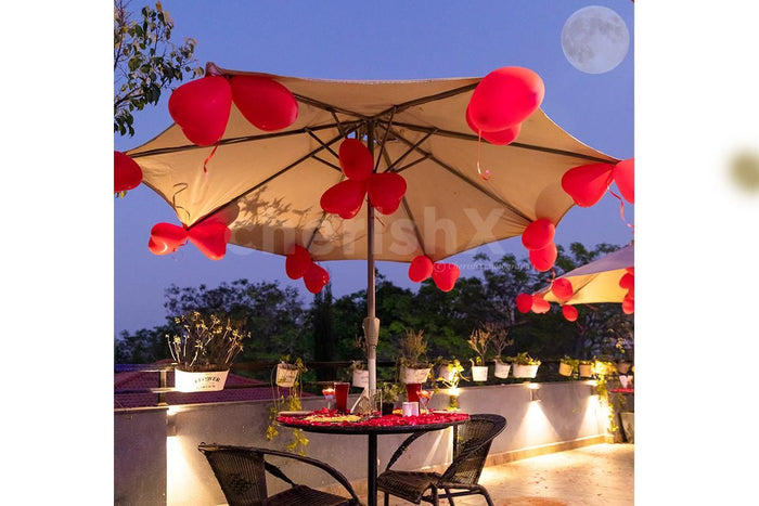 Rooftop Romatic Candle Light Dinner At Mango Suites