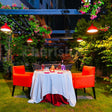 Couple's Outdoor Dining at Hyatt