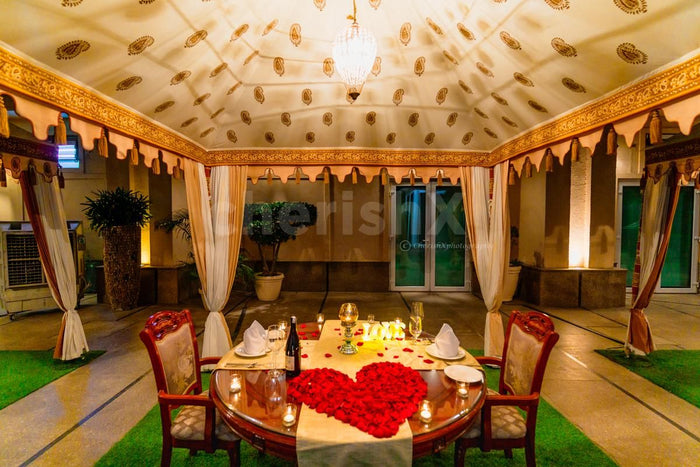 Fountain Side Gazebo Dining by The Umrao