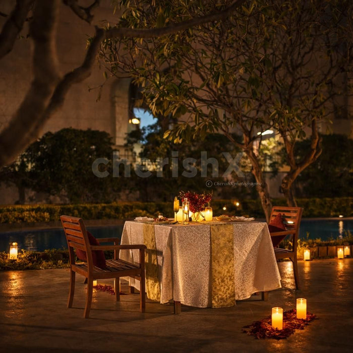 Romantic Poolside Dining by Hyatt Regency