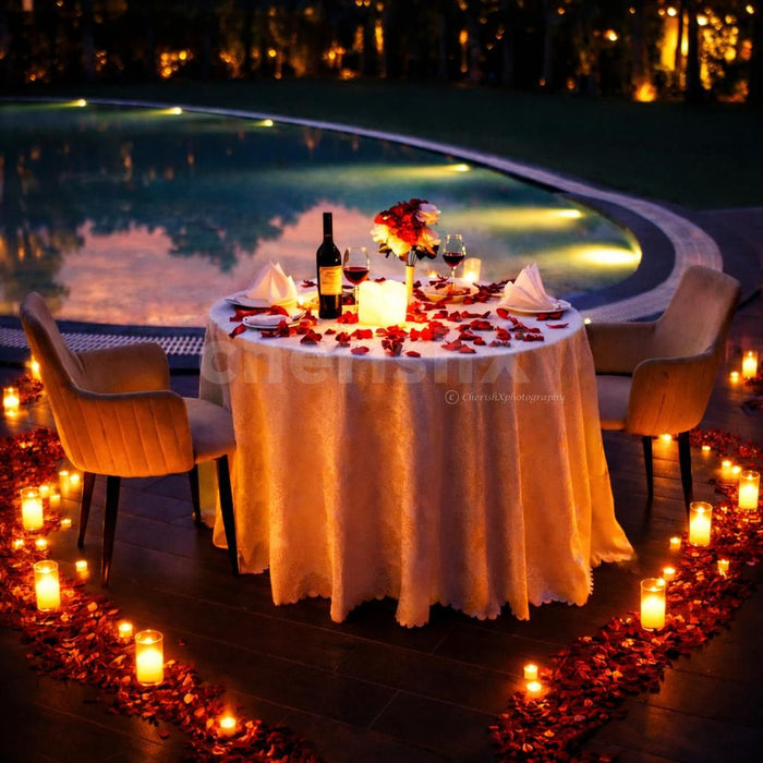 Luxurious Poolside Candlelight Dining at Atrio