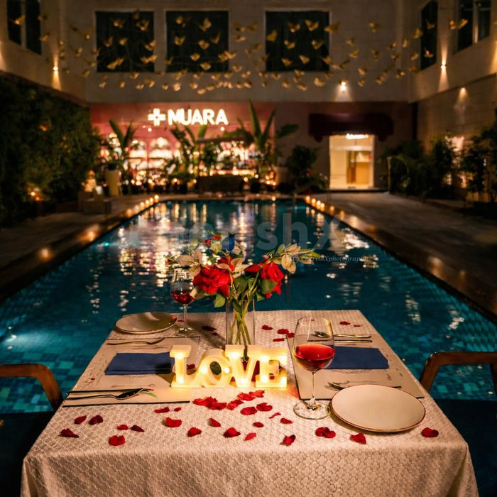 Romantic Poolside Dining at Expo Inn