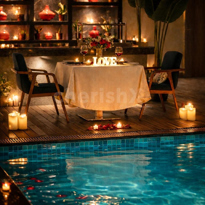 Romantic Poolside Dining at Expo Inn