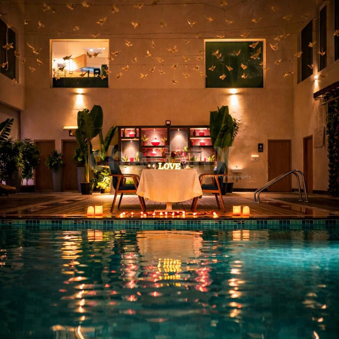 Romantic Poolside Dining at Expo Inn