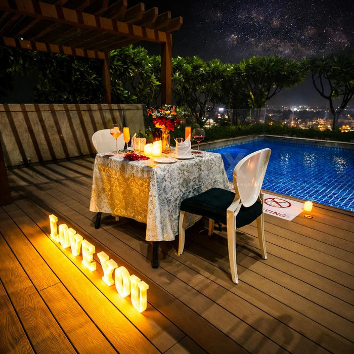 Private Luxury Poolside Dining by Radisson Blu