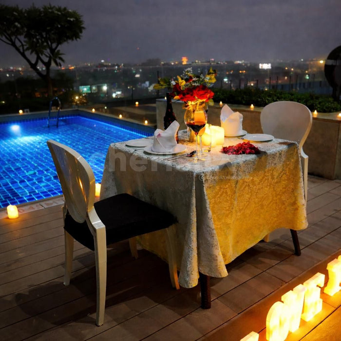 Private Luxury Poolside Dining by Radisson Blu