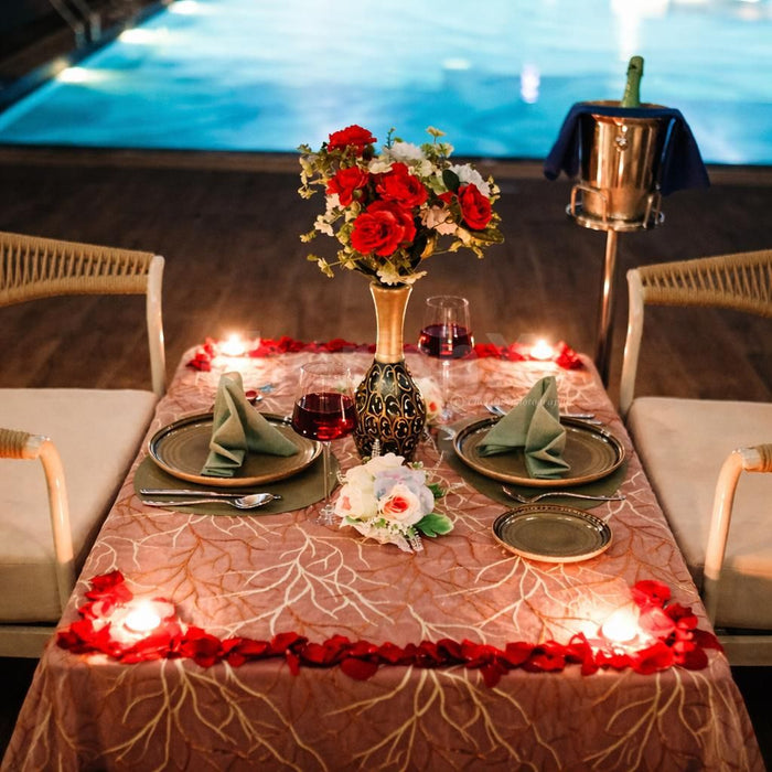 Enchanting Poolside Cabana Dinner at Hilton