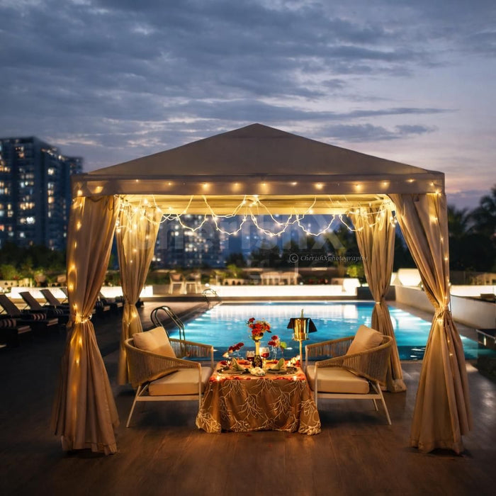 Enchanting Poolside Cabana Dinner at Hilton