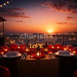 Moonlight Rooftop Poolside Dinner at Sarovar