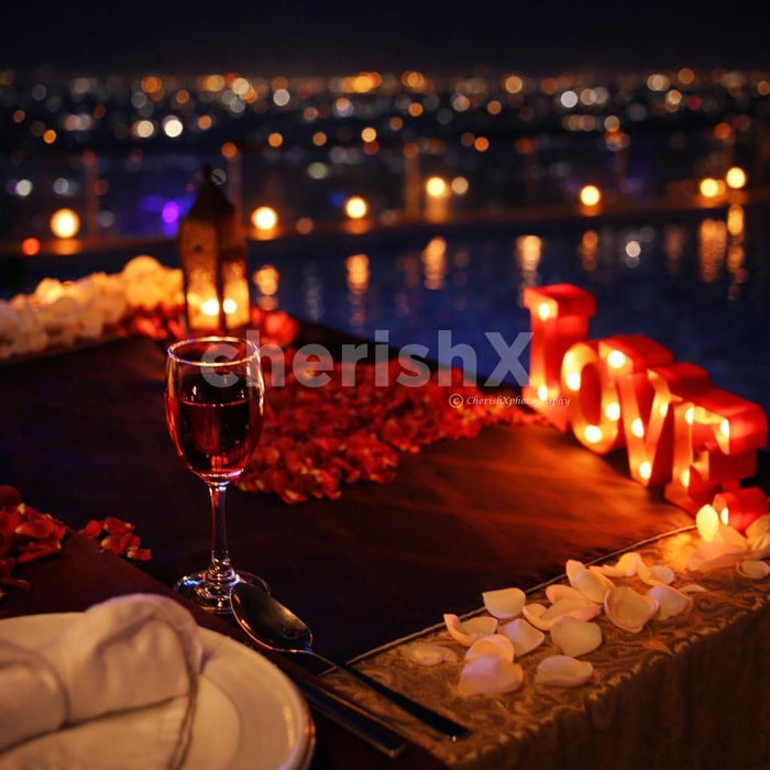 Moonlight Rooftop Poolside Dinner at Sarovar