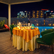 Moonlit Poolside Dinner at Country Inn