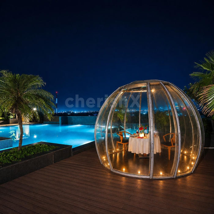 Intimate Poolside Dome Dining by Radisson