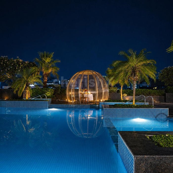 Intimate Poolside Dome Dining by Radisson
