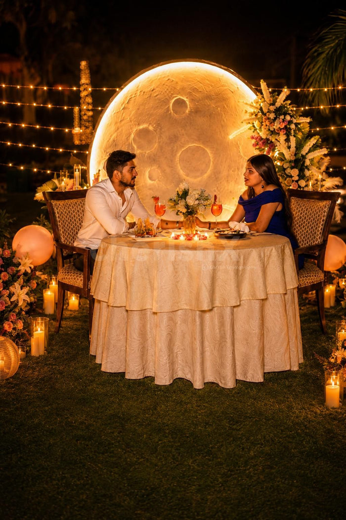 Luxe Moonlit Proposal Dinner by Umrao