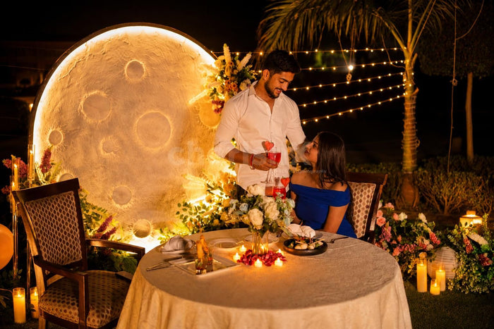 Luxe Moonlit Proposal Dinner by Umrao