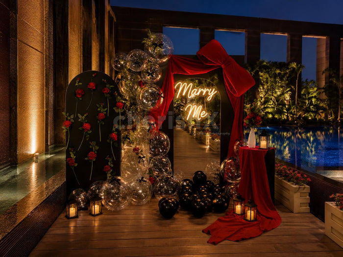 The Grand Red Bow Proposal Dinner by Radisson
