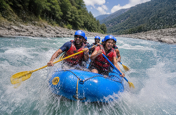 Premium 26km River Rafting Experience with Drone Coverage and Video in Rishikesh