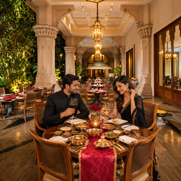 The Leela Palace Bengaluru - Royal Maharani Dining Experience for Two at Jamavar
