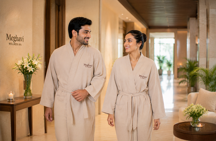 Relaxing One-Hour Couple Swedish Massage at Meghavi Wellness Spa - The Landmark Group - Faridabad