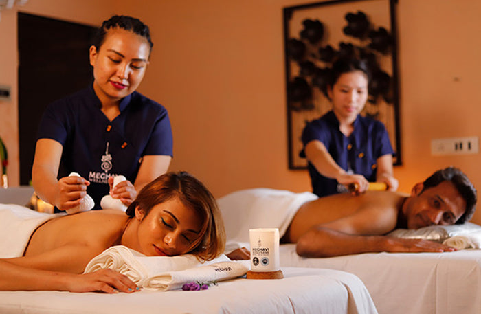 Meghavi Spa Couples Massage Gift Box: Soothing Wellness Retreats Across India