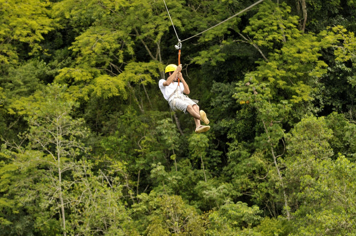 Zipline in Suwakholi, Mussoorie