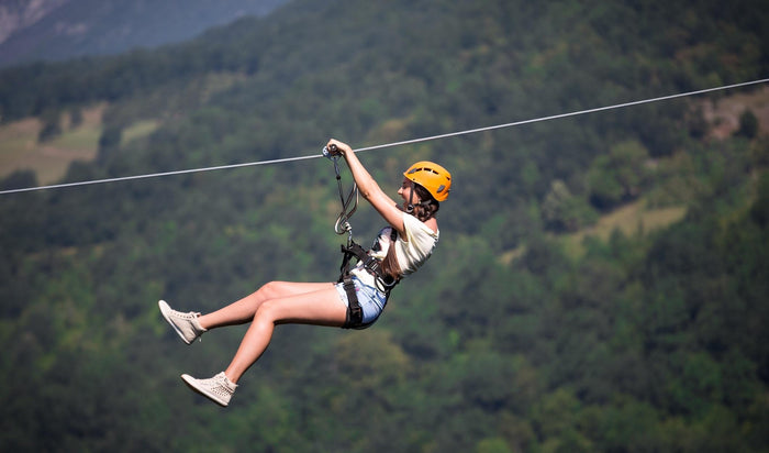 Zipline in Malhar Machi Resort, Pune