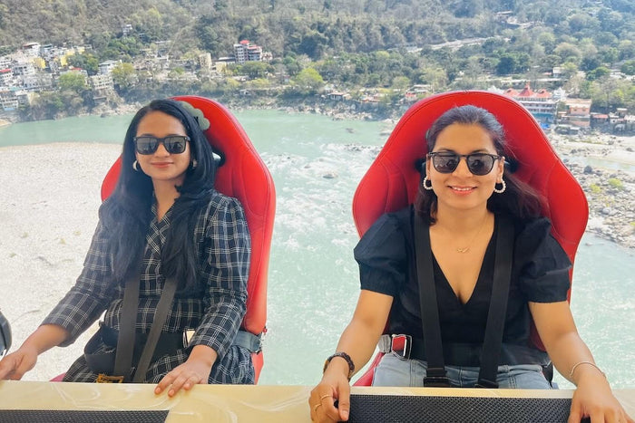 Skydining in Rishikesh