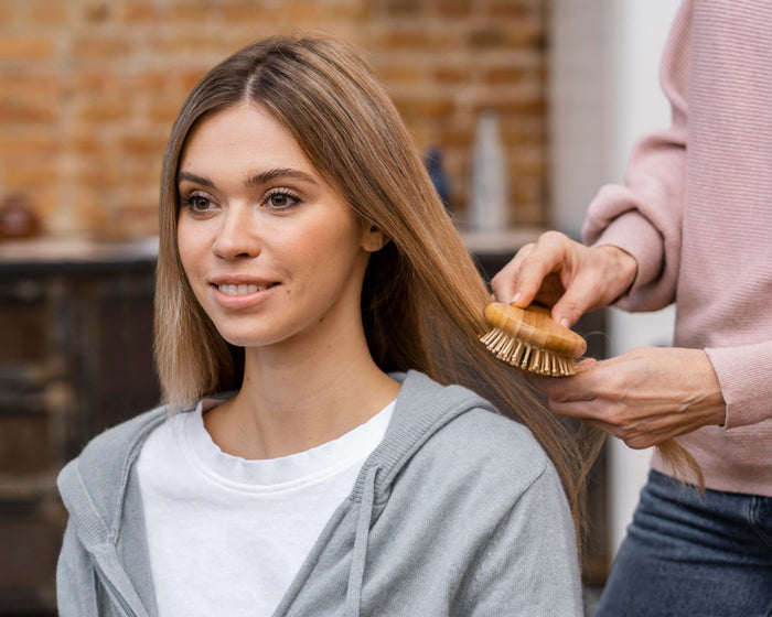 Elegant Long Length Hair Colour Experience at The Qalm Spa & Salon, Indore Marriott Hotel