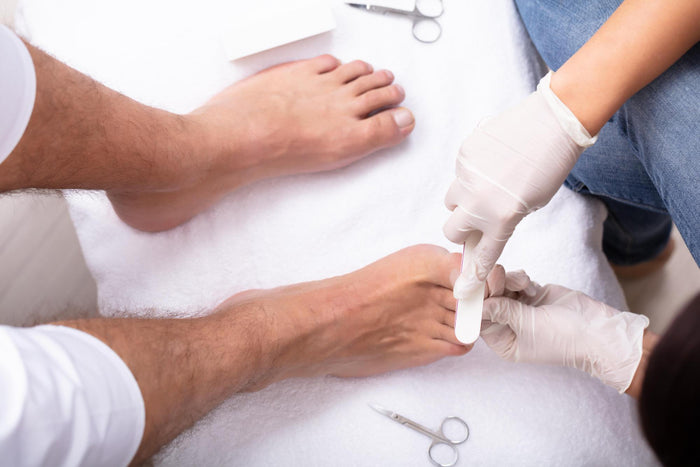Refreshing Lotus Manicure and Pedicure Experience for Men at Hair Lounge Salon Bengaluru