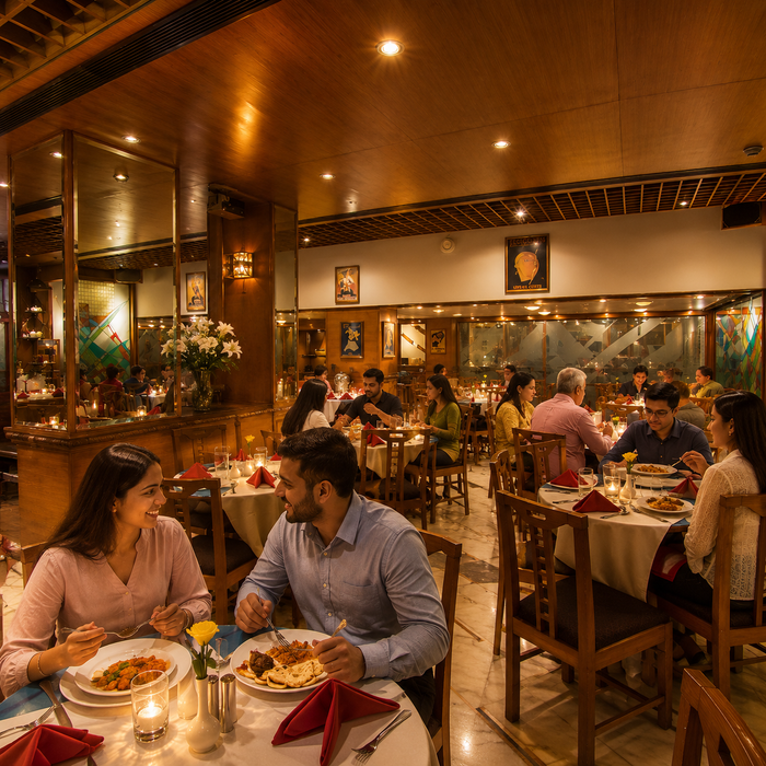 Indian Set Menu Dinner for Two at Flavours Café, The Ambassador Hotel Mumbai